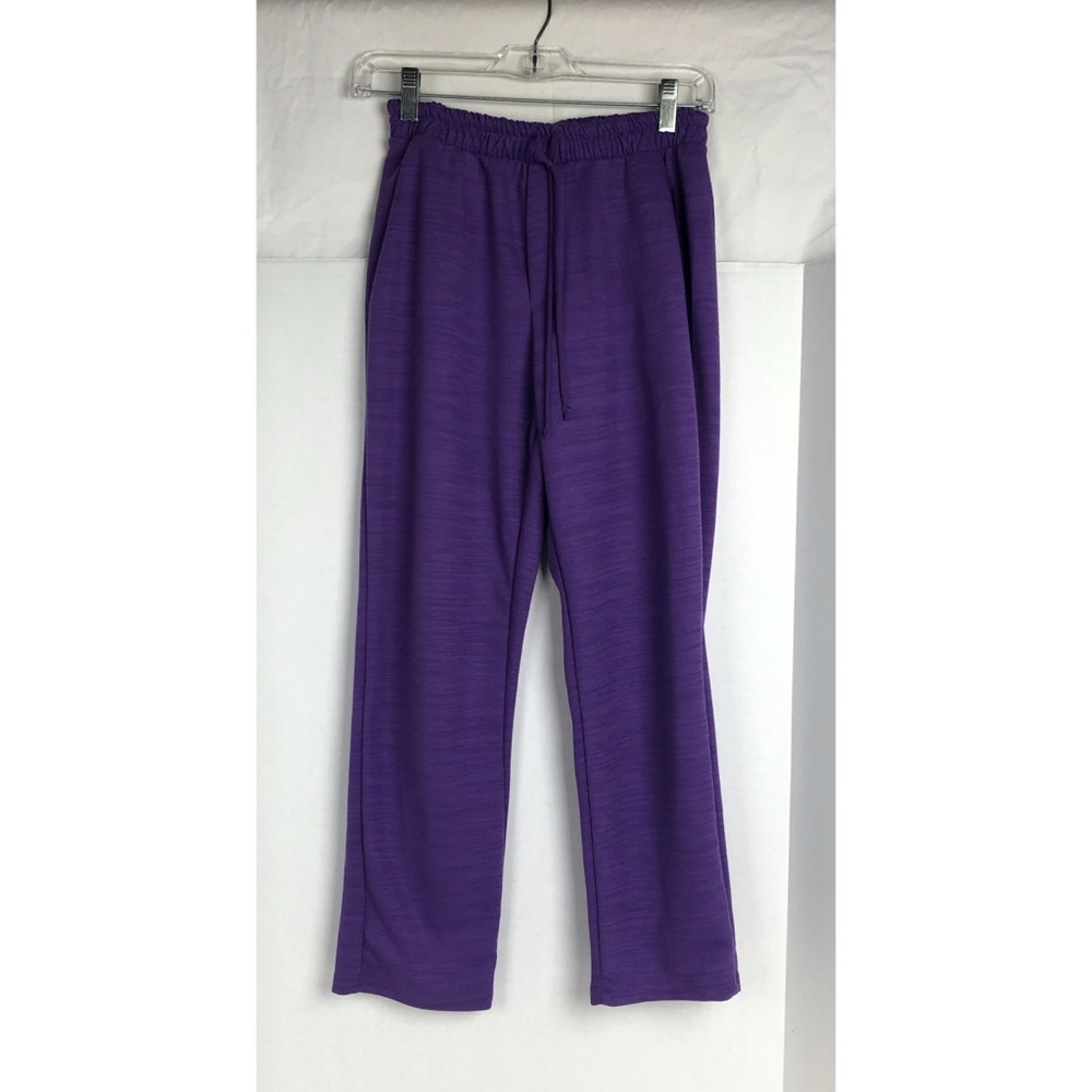 Zara Basic Purple Wide Leg Joggers 💜 HP